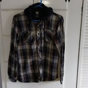 Hoodie flannel
